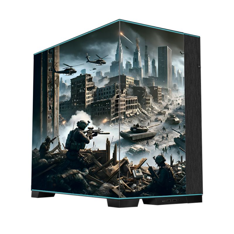 Kit Décoration Electrostatique Boitier PC Lian-Li PC-O11 Dynamic Evo Inspiration Warzone