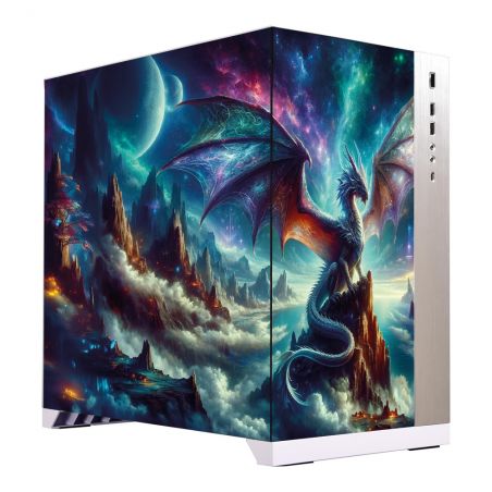 Kit Décoration Electrostatique Boitier PC Lian-Li PC-O11 Dynamic Midi Dragon