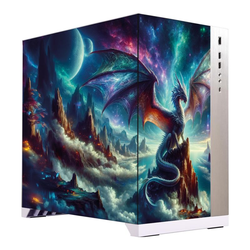 Kit Décoration Electrostatique Boitier PC Lian-Li PC-O11 Dynamic Midi Dragon