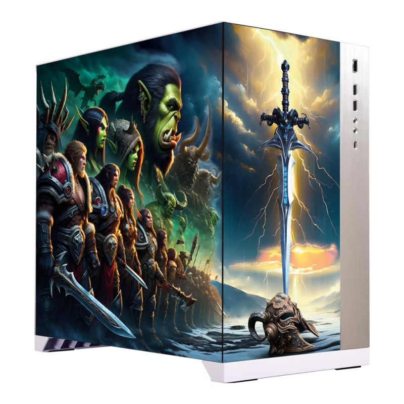 Kit Décoration Electrostatique Boitier PC Lian-Li PC-O11 Dynamic Midi Inspiration Warcraft