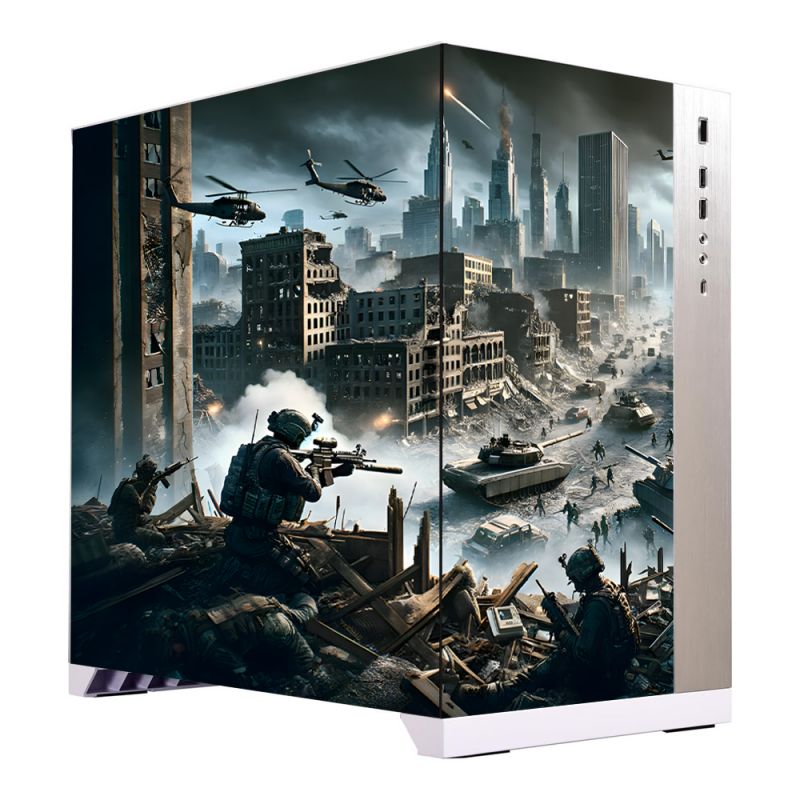 Kit Décoration Electrostatique Boitier PC Lian-Li PC-O11 Dynamic Midi Inspiration Warzone