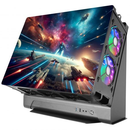 Kit Décoration Electrostatique Boitier PC Mars Gaming MCB Inspiration Guerre des etoiles