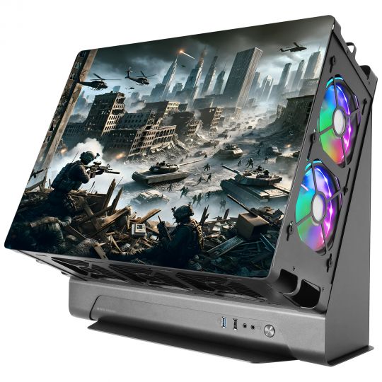 Kit Décoration Electrostatique Boitier PC Mars Gaming MCB Inspiration Warzone