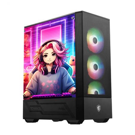 Kit Décoration Electrostatique Boitier PC MSI MAG FORCE Gameuse