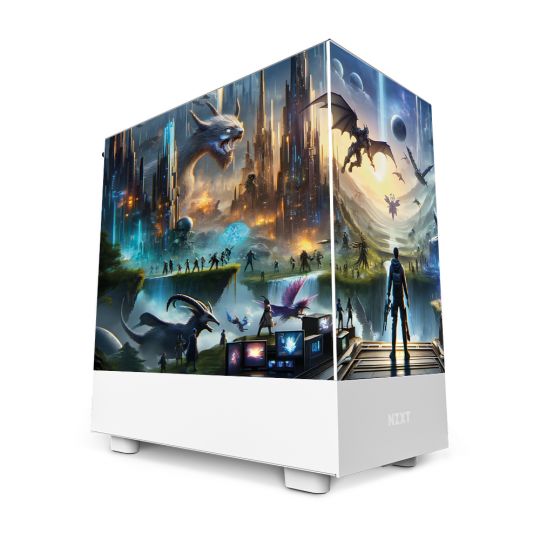 Kit Décoration Electrostatique Boitier PC NZXY H5 Elite Gamer