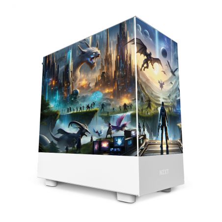 Kit Décoration Electrostatique Boitier PC NZXY H5 Elite Gamer