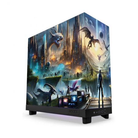 Kit Décoration Electrostatique Boitier PC NZXY H6 Flow Gamer