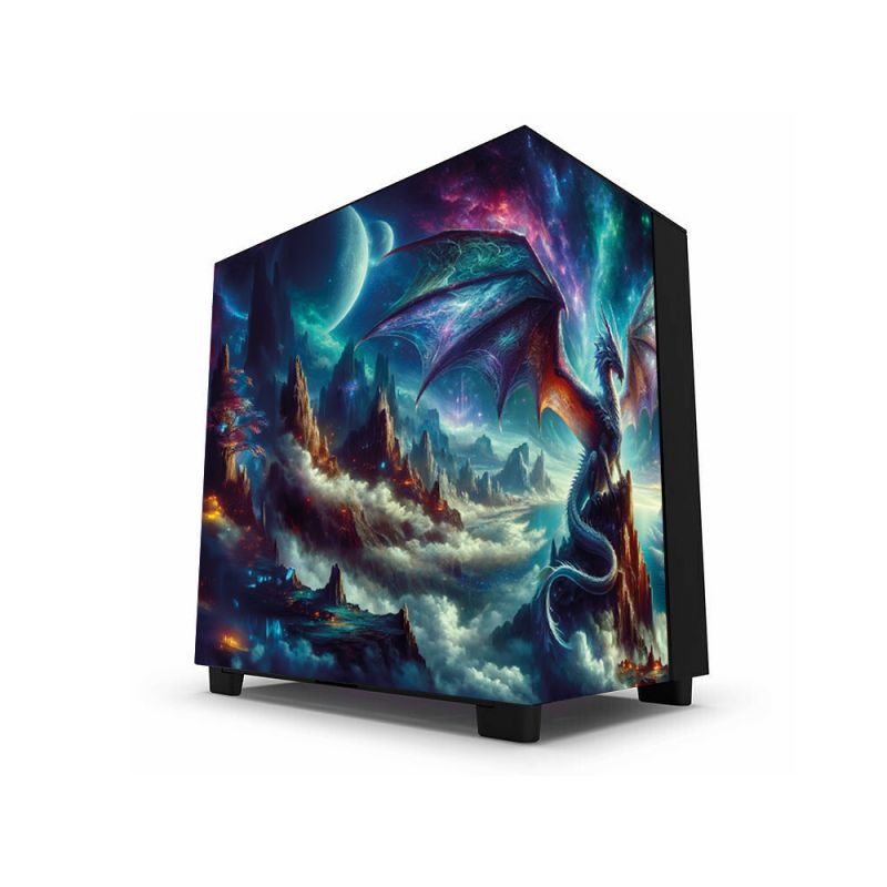 Kit Décoration Electrostatique Boitier PC NZXY H9 Flow Dragon