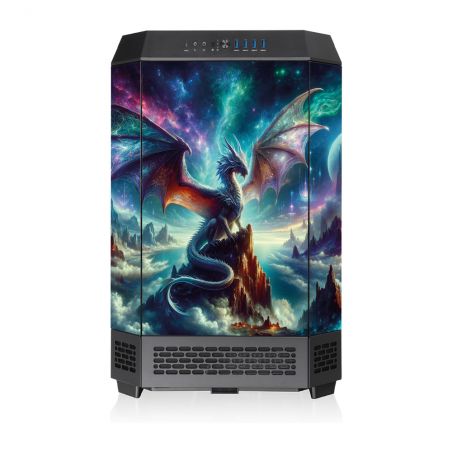Kit Décoration Electrostatique Boitier PC Thermaltake The Tower 300 Dragon