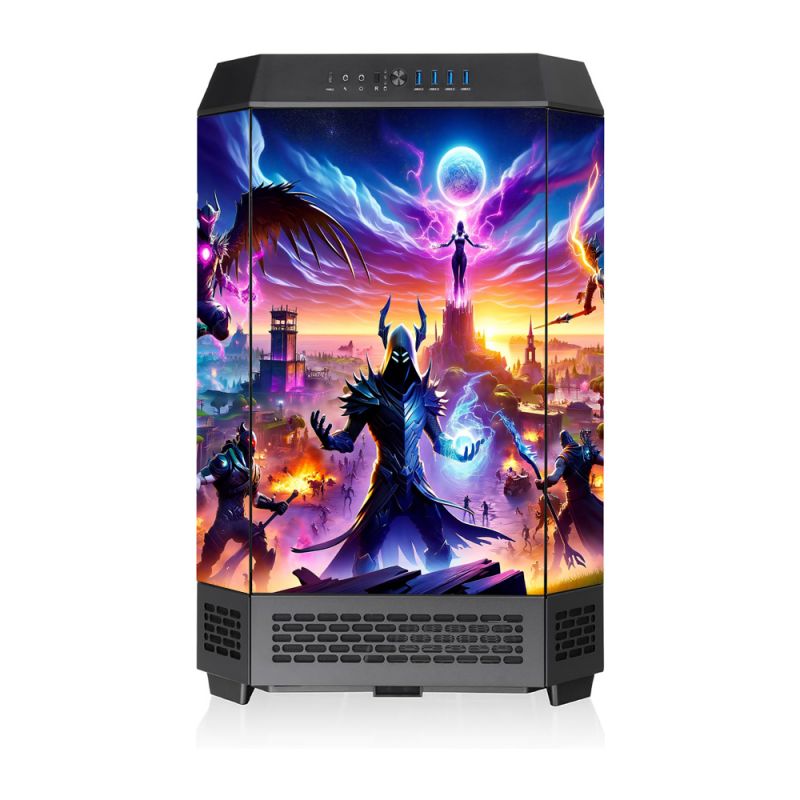 Kit Décoration Electrostatique Boitier PC Thermaltake The Tower 300 Inspiration Fortnite