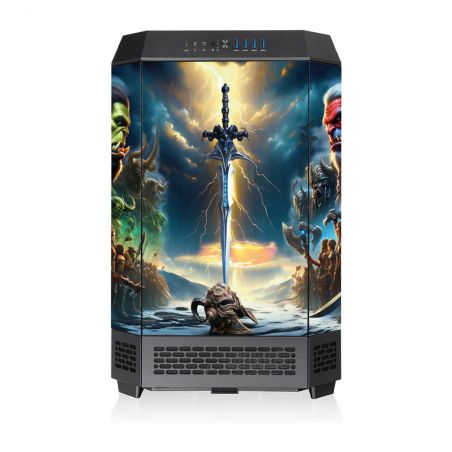 Kit Décoration Electrostatique Boitier PC Thermaltake The Tower 300 Inspiration Warcraft