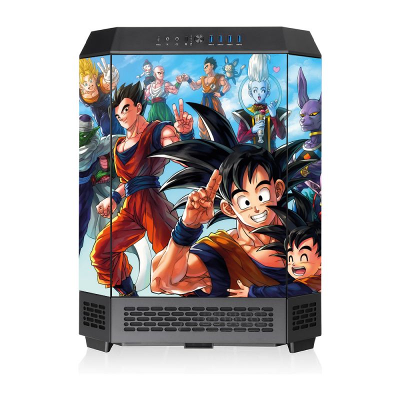 Kit Décoration Electrostatique Boitier PC Thermaltake The Tower 600 MID Dragon Ball Mythique