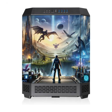 Kit Décoration Electrostatique Boitier PC Thermaltake The Tower 600 MID Gamer