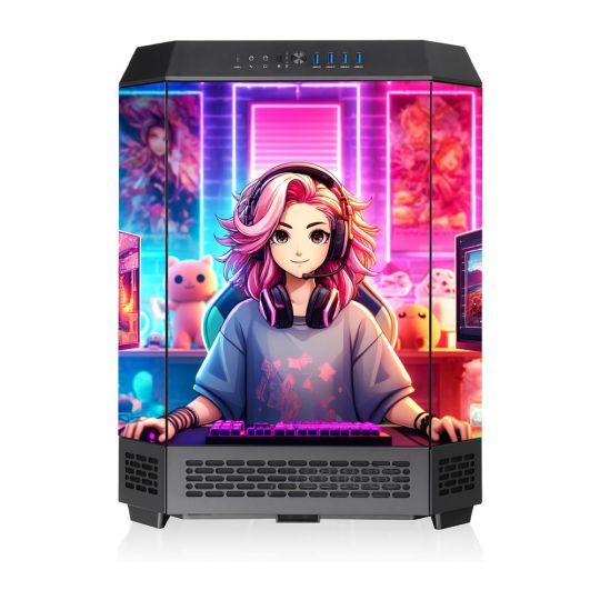 Kit Décoration Electrostatique Boitier PC Thermaltake The Tower 600 MID Gameuse