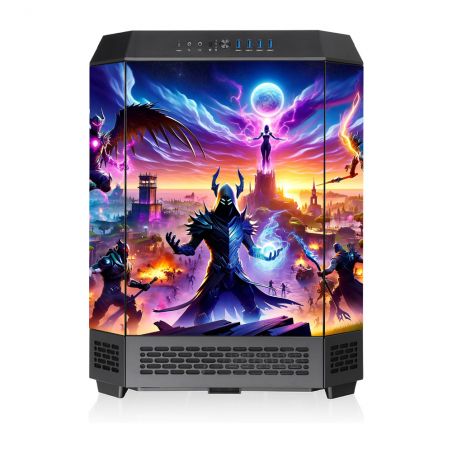 Kit Décoration Electrostatique Boitier PC Thermaltake The Tower 600 MID Inspiration Fortnite