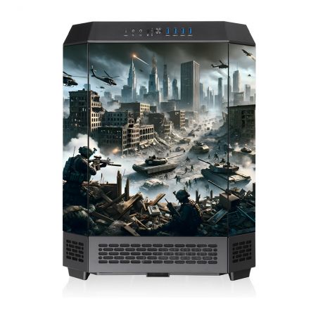 Kit Décoration Electrostatique Boitier PC Thermaltake The Tower 600 MID Inspiration Warzone