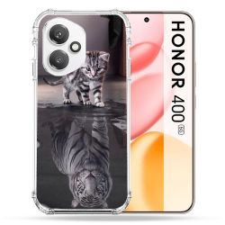 Coque Renforcée Pour Honor 400 5G Animal Chat Reflet