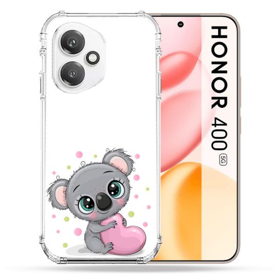 Coque Renforcée Pour Honor 400 5G Animal Koala Cœur