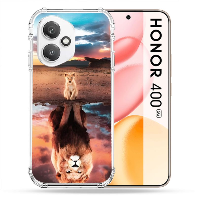 Coque Renforcée Pour Honor 400 5G Animal Lion Reflet