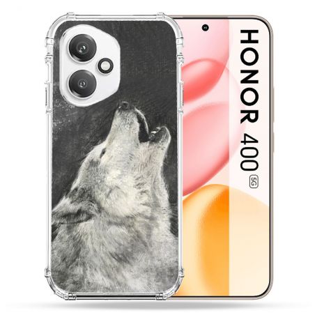 Coque Renforcée Pour Honor 400 5G Animal Loup Hurlement