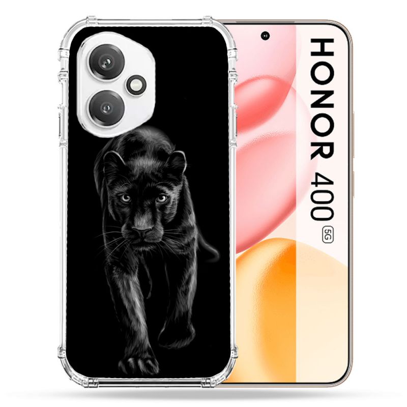 Coque Renforcée Pour Honor 400 5G Animal Panthère Noire