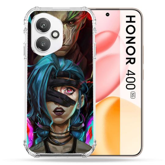 Coque Renforcée Pour Honor 400 5G Arcane Jinx Bleu