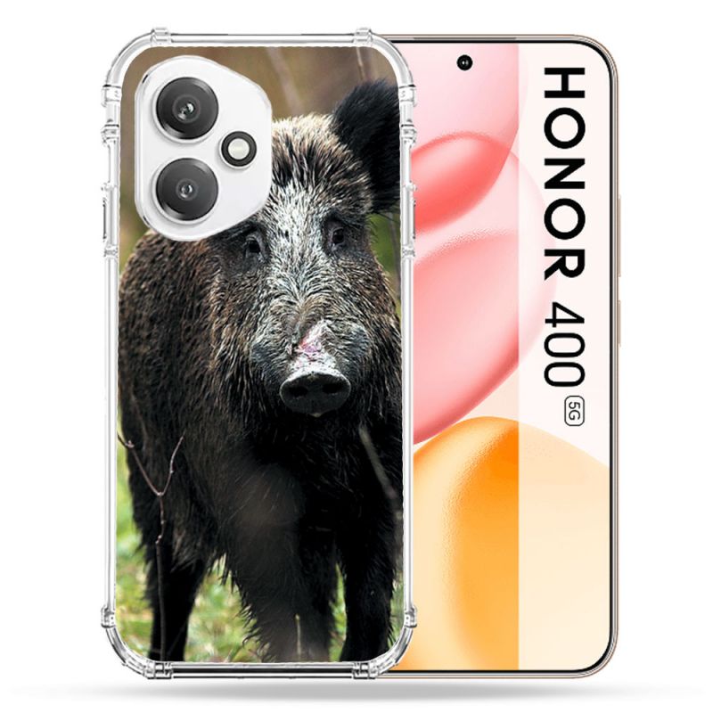 Coque Renforcée Pour Honor 400 5G Chasse Sanglier bois