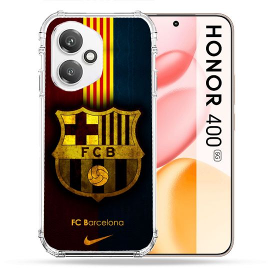 Coque Renforcée Pour Honor 400 5G Foot FC Barcelone Vintage