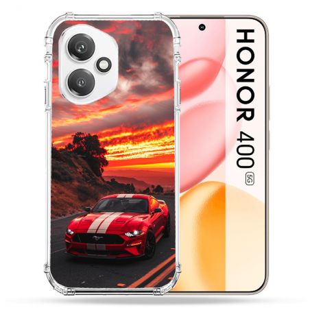 Coque Renforcée Pour Honor 400 5G Ford Mustang GT500 Rouge