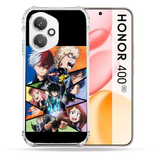 Coque Renforcée Pour Honor 400 5G Manga My Hero Academia Noir