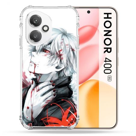 Coque Renforcée Pour Honor 400 5G Manga Tokyo Ghoul Kaneki Blanc