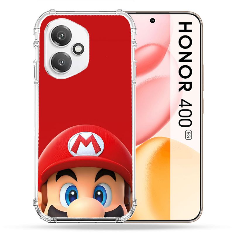 Coque Renforcée Pour Honor 400 5G Mario Rouge