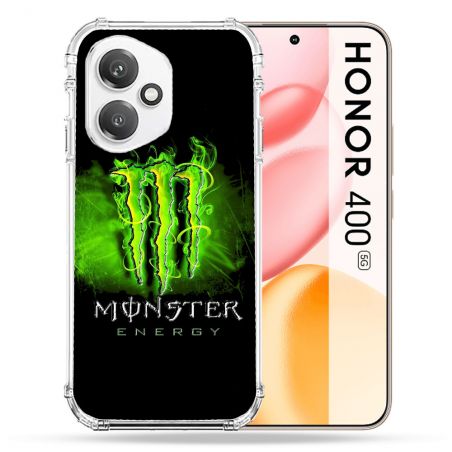 Coque Renforcée Pour Honor 400 5G Monster Energy Vert