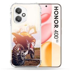 Coque Renforcée Pour Honor 400 5G Moto Cross Soleil