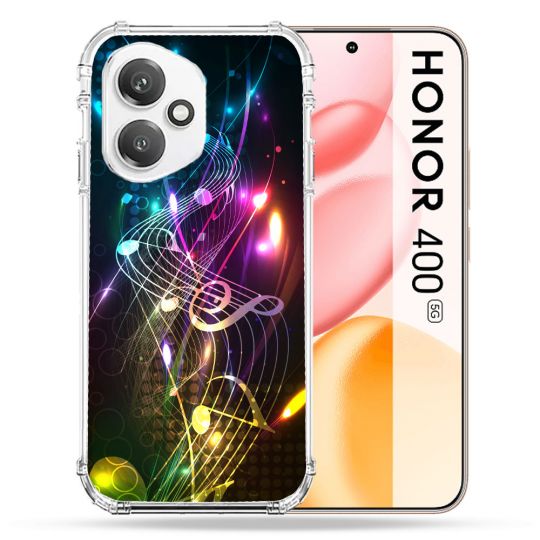 Coque Renforcée Pour Honor 400 5G Musique Partition Multicolore