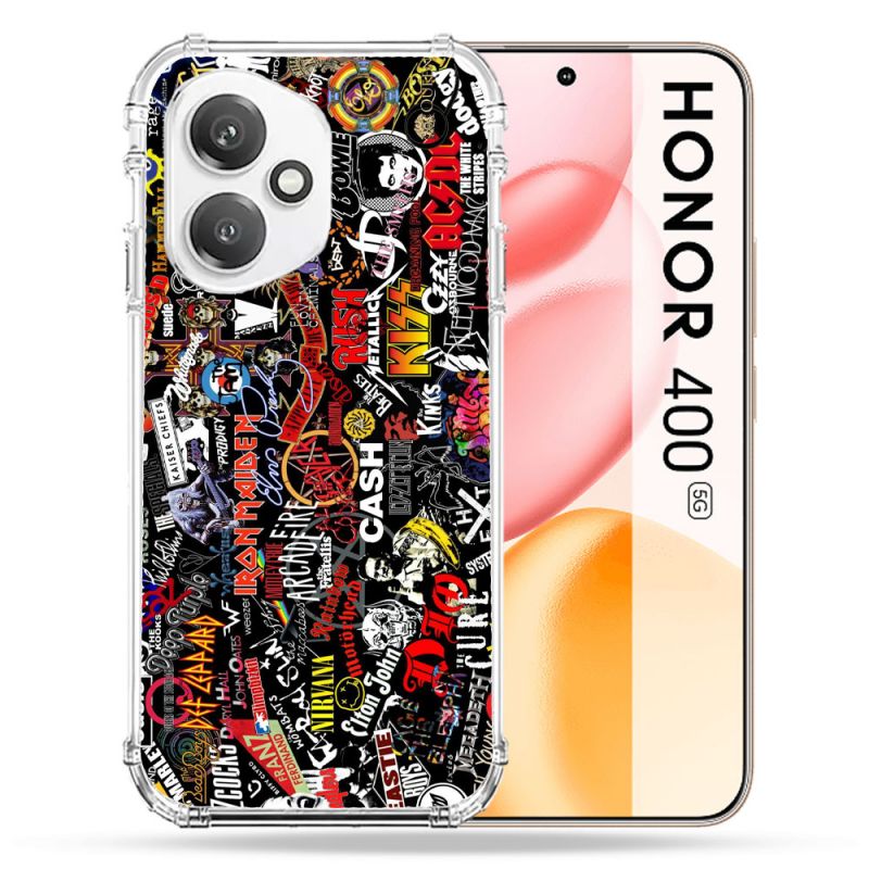 Coque Renforcée Pour Honor 400 5G Musique Rock Groupe