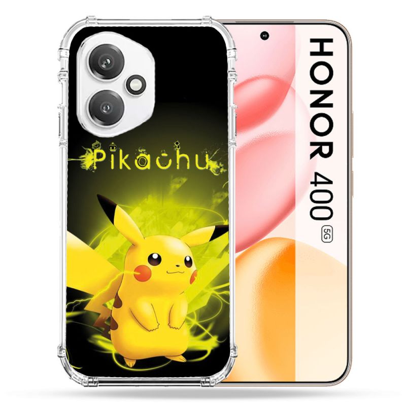 Coque Renforcée Pour Honor 400 5G Pokemon Pikachu Eclair