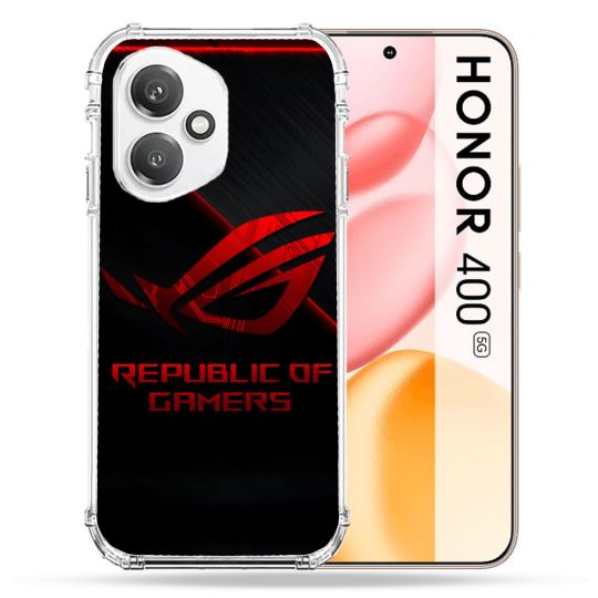 Coque Renforcée Pour Honor 400 5G ROG Rouge
