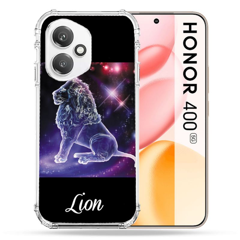 Coque Renforcée Pour Honor 400 5G Signe Zodiaque 2 Lion