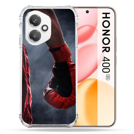 Coque Renforcée Pour Honor 400 5G Sport Boxe Gant Rouge