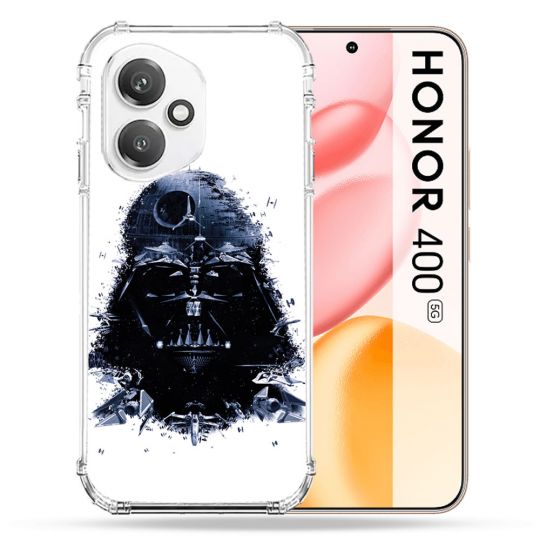 Coque Renforcée Pour Honor 400 5G Star Wars - Dark Vador Blanc