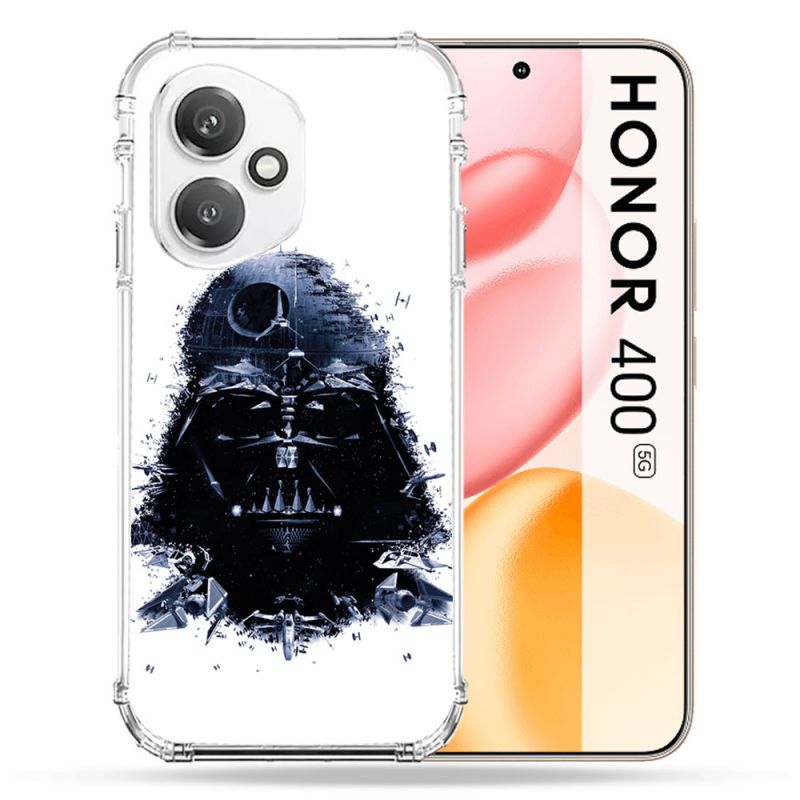 Coque Renforcée Pour Honor 400 5G Star Wars - Dark Vador Blanc