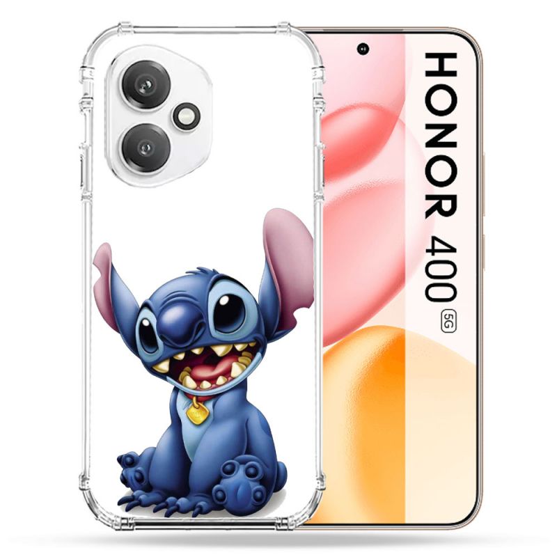 Coque Renforcée Pour Honor 400 5G Stitch Blanc
