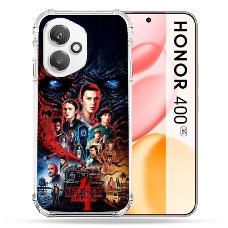 Coque Renforcée Pour Honor 400 5G Stranger Things Affiche 4