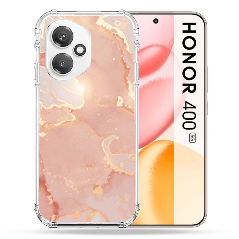 Coque Renforcée Pour Honor 400 5G Texture Marbre Rose