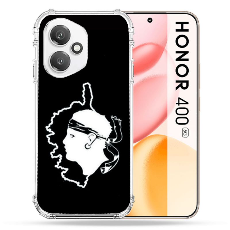 Coque Renforcée Pour Honor 400 5G Voyage Corse Noir