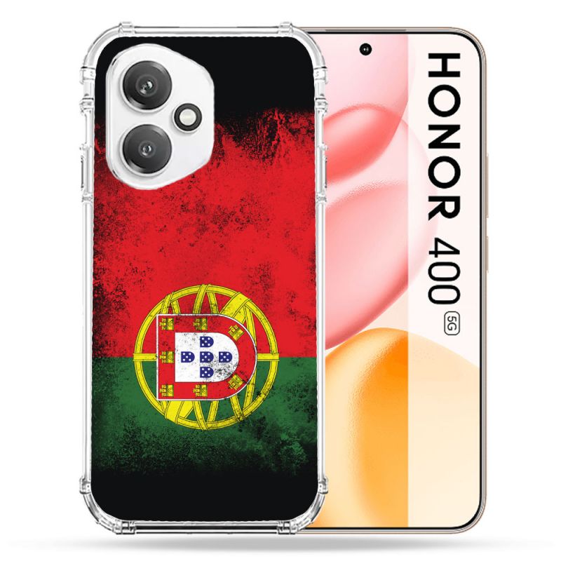 Coque Renforcée Pour Honor 400 5G Voyage Portugal Drapeau