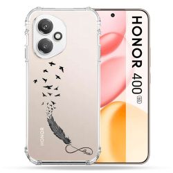 Coque Renforcée Transparente Pour Honor 400 5G Plume Infini