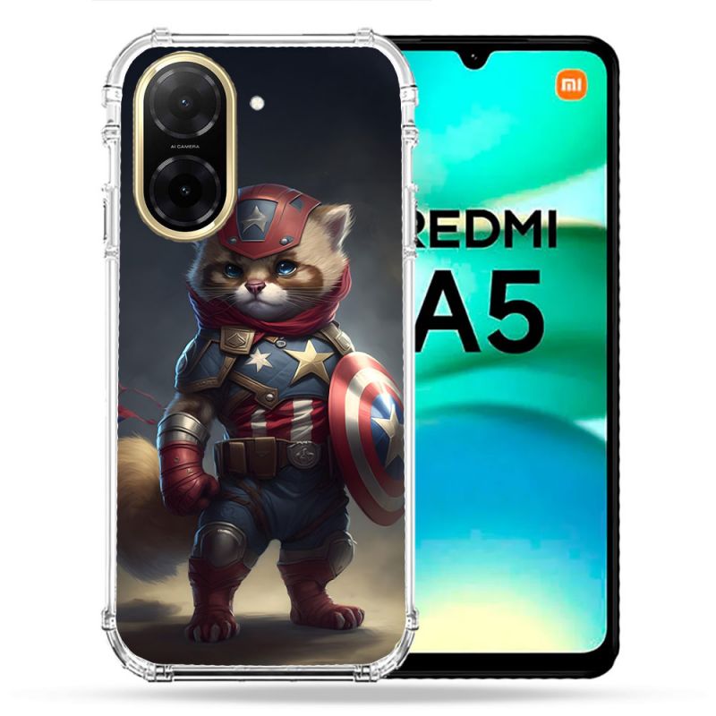 Coque Renforcée Pour Xiaomi Redmi A5 Animal Chat America