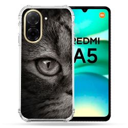 Coque Renforcée Pour Xiaomi Redmi A5 Animal Chat Gris